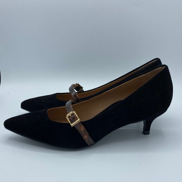 Vionic Shoes - BRAND NEW Vionic Minnie heel in BLACK SUEDE